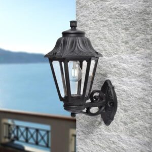 FUMAGALLI ΑΠΛΙΚΑ ΤΟΙΧΟΥ BISSO ANNA ΕΞΑΓΩΝΗ ΜΑΥΡΗ ΠΡΟΣ ΤΑ ΠΑΝΩ Ε27 EUROLAMP – 145-26000