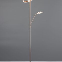 Φωτιστικό Δαπέδου Νίκελ Ματ WILLIS LED 44W 5150lm CCT Dimmable Trio Lighting – 449510207