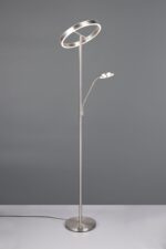 Φωτιστικό Δαπέδου Νίκελ Ματ WILLIS LED 44W 5150lm CCT Dimmable Trio Lighting – 449510207