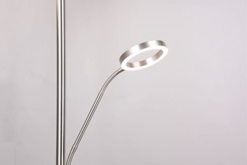 Φωτιστικό Δαπέδου Νίκελ Ματ WILLIS LED 44W 5150lm CCT Dimmable Trio Lighting – 449510207