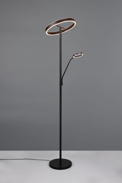 Φωτιστικό Δαπέδου Μαύρο Ματ WILLIS LED 44W 5150lm CCT Dimmable Trio Lighting – 449510232