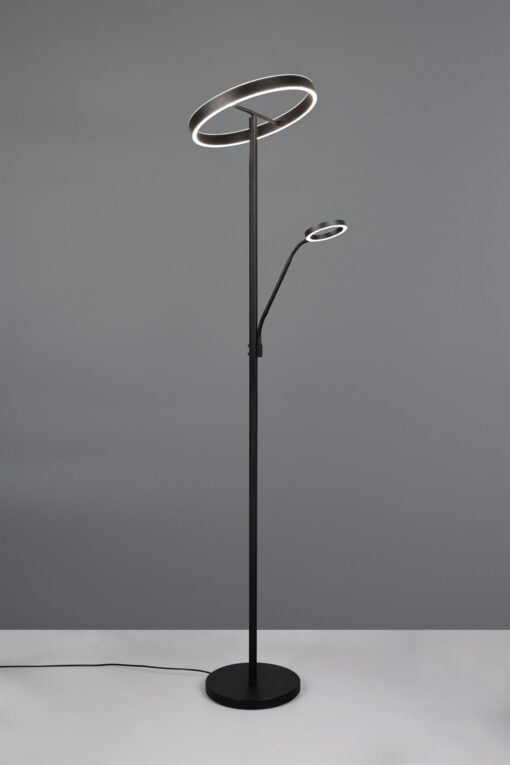 Φωτιστικό Δαπέδου Μαύρο Ματ WILLIS LED 44W 5150lm CCT Dimmable Trio Lighting – 449510232