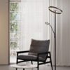 Φωτιστικό Δαπέδου Μαύρο Ματ WILLIS LED 44W 5150lm CCT Dimmable Trio Lighting – 449510232