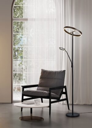 Φωτιστικό Δαπέδου Μαύρο Ματ WILLIS LED 44W 5150lm CCT Dimmable Trio Lighting – 449510232