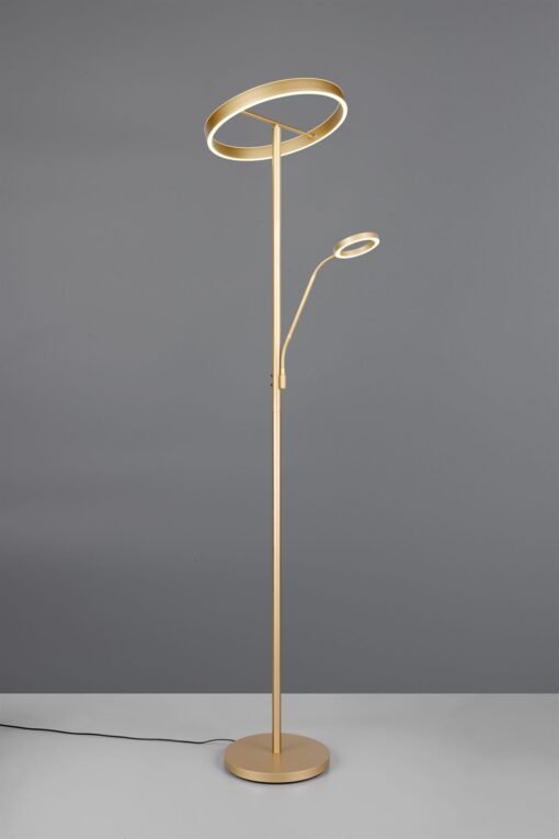 Φωτιστικό Δαπέδου Χρύσο WILLIS LED 44W 5150lm CCT Dimmable Trio Lighting – 449510279