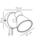 Nordlux Eik Φωτιστικό Τοίχου Λευκό GU10  Μεταλλικό –  45761001