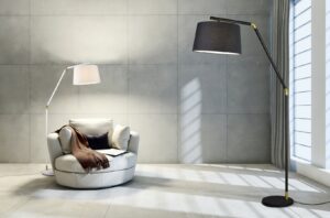 Φωτιστικό Δαπέδου Trio Lighting E27 Μαύρο Ματ Μεταλλικό 462100132