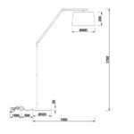 Φωτιστικό Δαπέδου Trio Lighting E27 Μαύρο Ματ Μεταλλικό 462100132