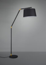 Φωτιστικό Δαπέδου Trio Lighting E27 Μαύρο Ματ Μεταλλικό 462100132