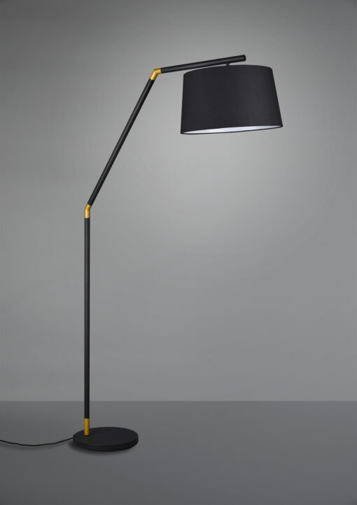 Φωτιστικό Δαπέδου Trio Lighting E27 Μαύρο Ματ Μεταλλικό 462100132