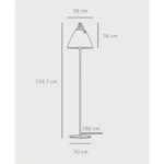 Φωτιστικό Δαπέδου DFTP  Strap 1x E27 Μαύρου Χρώματος – 46234003
