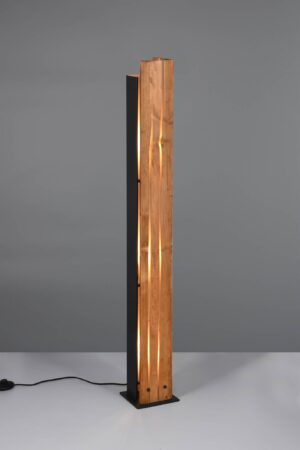 Φωτιστικό Δαπέδου με Φυσικό Ξύλο KARUNI 3x E27 Trio Lighting – 463300330