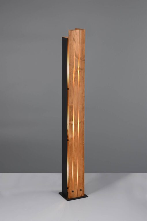 Φωτιστικό Δαπέδου με Φυσικό Ξύλο KARUNI 3x E27 Trio Lighting – 463300330