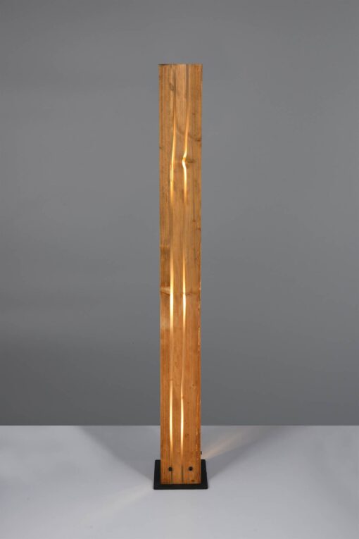Φωτιστικό Δαπέδου με Φυσικό Ξύλο KARUNI 3x E27 Trio Lighting – 463300330