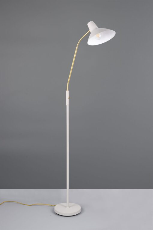 Φωτιστικό Δαπέδου Γκρι Μεταλλικό & Ορείχακλος TRAVELLER 1xE27 Trio Lighting – 463400176