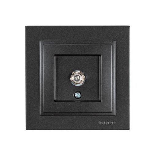 ΠΡΙΖΑ TV F CONNECTOR ΜΑΥΡΟ EUROLAMP – 152-10342