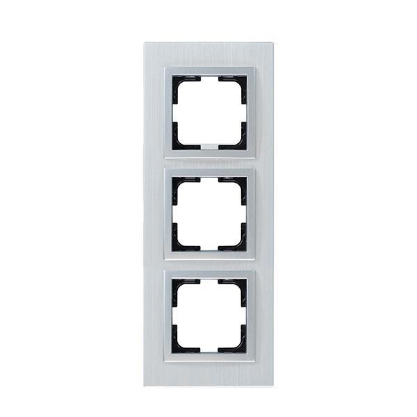 ΠΛΑΙΣΙΟ 3 ΘΕΣΕΩΝ ΑΛΟΥΜΙΝΙΟ ΑΣΗΜΙ EUROLAMP – 152-10852