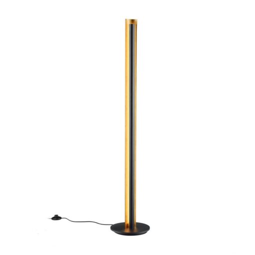 Φωτιστικό Δαπέδου Trio Lighting LED 15W Μαύρο Μεταλλικό Step Dimmable 1450lm 3000K 474410179