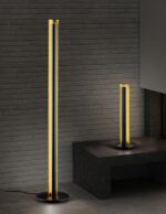 Φωτιστικό Δαπέδου Trio Lighting LED 15W  Μαύρο Μεταλλικό Step Dimmable 1450lm 3000K  474410179