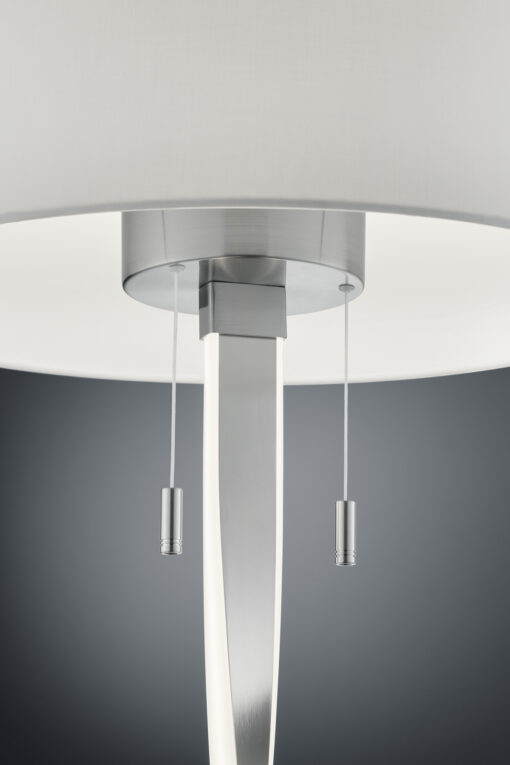 Φωτιστικό Δαπέδου Trio Lighting LED 7W  Νίκελ Ματ Μεταλλικό 600lm 3000K  475310307