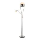 Φωτιστικό Δαπέδου Trio Lighting LED 22W  Χρώμιο Μεταλλικό Dimmable 2000lm 3000K  478310206