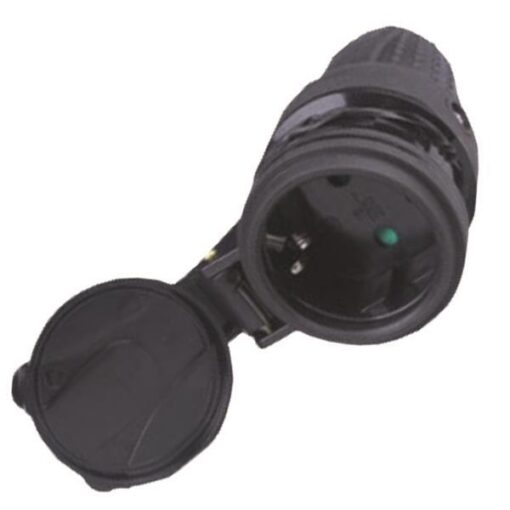 ΦΙΣ ΣΟΥΚΟ ΘΗΛΥΚΟ ΚΑΟΥΤΣΟΥΚ IP44 16Α 220-240V ΜΕ ΠΡΟΣΤΑΣΙΑ ΕΠΑΦΩΝ EUROLAMP 147-10033