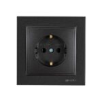 ΠΡΙΖΑ ΣΟΥΚΟ 16A ΜΑΥΡΟ EUROLAMP – 152-10330