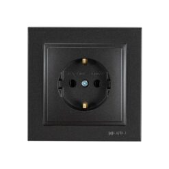 ΠΡΙΖΑ ΣΟΥΚΟ 16A ΜΑΥΡΟ EUROLAMP – 152-10330