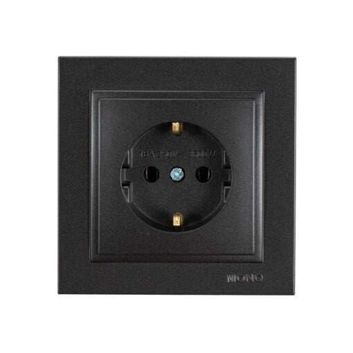 ΠΡΙΖΑ ΣΟΥΚΟ 16A ΜΑΥΡΟ EUROLAMP – 152-10330