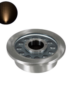 GloboStar® UNDERWATER-DENIS 90438 Υποβρύχιο Χωνευτό Φωτιστικό Σποτ Ειδικό για Σιντριβάνια – Πισίνες – Τζακούζι LED 12W 1080lm 30° DC 24V Αδιάβροχο IP68 Φ19.5 x Υ7.5cm Θερμό Λευκό 2700K – Ανοξείδωτο Ατσάλι SS304 – 3 Years Warranty