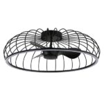 ΑΝΕΜΙΣΤΗΡΑΣ ΠΛΑΦΟΝΙΕΡΑ ΟΡΟΦΗΣ Φ79 ΜΑΥΡΟΣ 28W DC ΜΟΤΕΡ ΜΕ LED ΦΩΣ 60W ΚΑΙ ΚΟΝΤΡΟΛ EUROLAMP – 300-25050