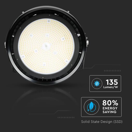 LED Προβολέας 500W V-TAC Samsung Chip Τροφοδοτικό Meanwell Μαύρος 45° Αδιάβροχος IP65 Ψυχρό Λευκό 5000K – 490