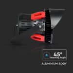 LED Προβολέας 500W V-TAC Samsung Chip Τροφοδοτικό Meanwell Μαύρος 45° Αδιάβροχος IP65 Ψυχρό Λευκό 5000K – 490
