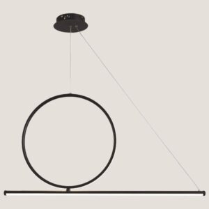 ΦΩΤΙΣΤΙΚΟ ΚΡΕΜΑΣΤΟ LED 32W  ΛΕΥΚΟ/ΜΑΥΡΟ EUROLAMP 144-16018