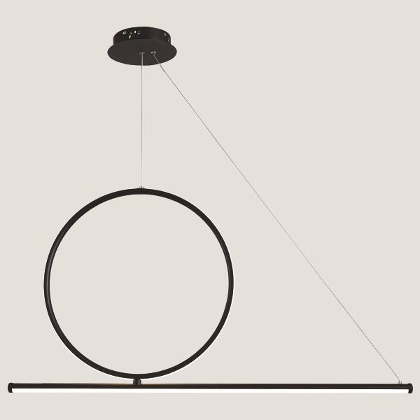 ΦΩΤΙΣΤΙΚΟ ΚΡΕΜΑΣΤΟ LED 32W  ΛΕΥΚΟ/ΜΑΥΡΟ EUROLAMP 144-16018