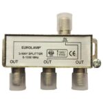 ΔΙΑΚΛΑΔΩΤΗΣ TV ΜΕΤΑΛΛΙΚΟΣ ΤΥΠΟΥ F 1/3 EUROLAMP 147-10121
