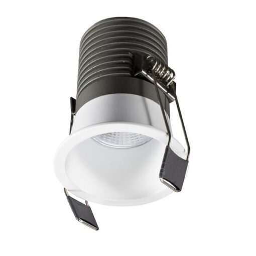 ΣΠΟΤ ΧΩΝΕΥΤΟ 18W Φ75 3000Κ ΛΕΥΚΟ EUROLAMP – 145-65018