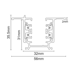 ΧΩΝΕΥΤΗ ΡΑΓΑ 4 ΚΑΛΩΔΙΩΝ 3m ΜΑΥΡΗ ACA – 4WRE3MB