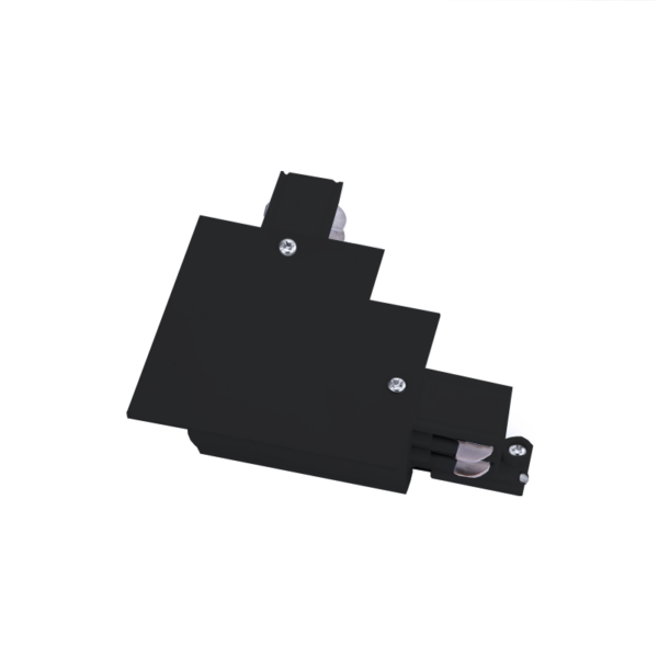BLACK 90º CONNECTOR FOR 4 WIRE RECESSED ACA – 4WRELB