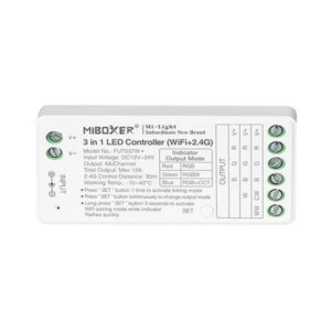 ΑΣΥΡΜΑΤΟ RF Wifi CONTROLLER RGB-RGBW 6A DC 12V/216W 24V/432W EUROLAMP – 145-71415