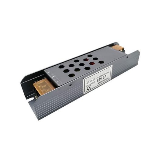 ΤΡΟΦΟΔΟΤΙΚΟ ΜΕΤΑΛΛΙΚΟ SLIM 12V DC 36W IP20 PRO EUROLAMP – 145-71031