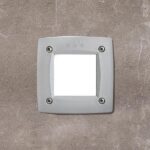 FUMAGALLI LETI 100 ΤΕΤΡΑΓΩΝΗ ΓΚΡΙ ΟΠΑΛ GX53 LED 3W CCT EUROLAMP – 145-26420