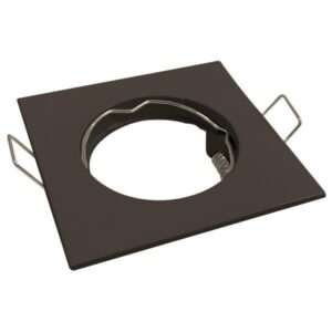 ΣΠΟΤ ΧΩΝΕΥΤΟ ΣΤΑΘΕΡΟ ΑΛΟΥΜΙΝΙΟΥ ΤΕΤΡΑΓΩΝΟ ΜΑΥΡΟ EUROLAMP 147-52631