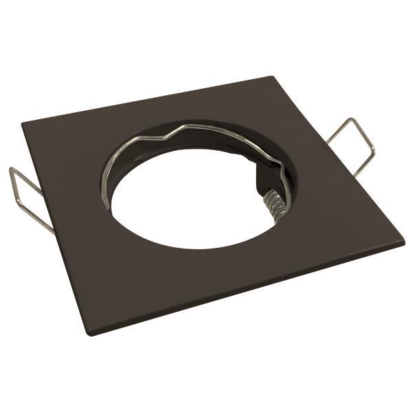 ΣΠΟΤ ΧΩΝΕΥΤΟ ΣΤΑΘΕΡΟ ΑΛΟΥΜΙΝΙΟΥ ΤΕΤΡΑΓΩΝΟ ΜΑΥΡΟ EUROLAMP 147-52631