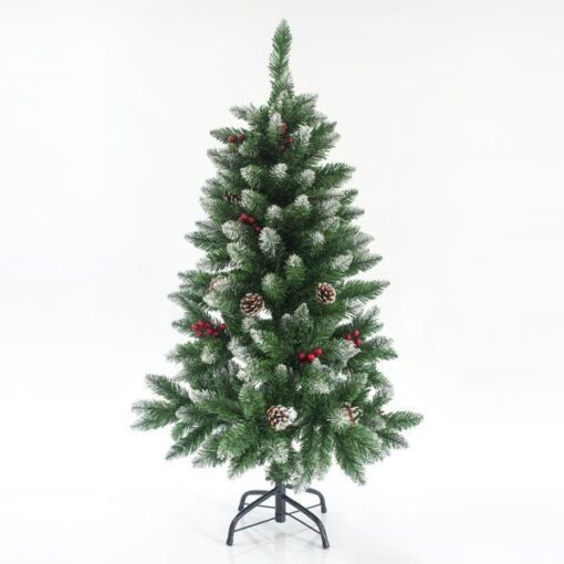 ΔΕΝΤΡΟ ΕΛΑΤΟ ΧΙΟΝΙΣΜΕΝΟ ΜΕ BERRY, 120cm EUROLAMP – 600-30169