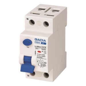 ΡΕΛΕ ΔΙΑΡΡΟΗΣ 2Χ63Α 10KA 300mA TYPE AC+S GACIA EUROLAMP – 500-37540