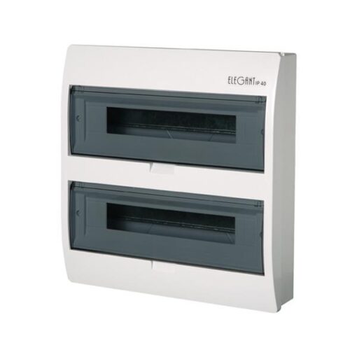 ΠΙΝΑΚΑΣ ΕΞΩΤΕΡΙΚΟΣ ΠΛΑΣΤΙΚΟΣ ELEGANΤ 2Χ18 IP40 (PE+N) EUROLAMP – 151-25252