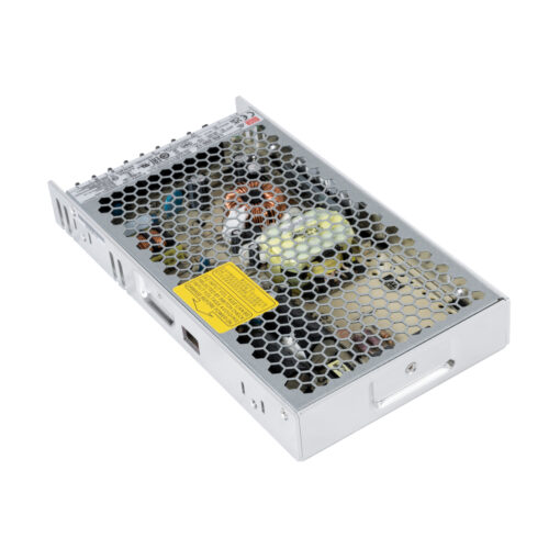 GloboStar® LRS-200-12 90782 MEANWELL Ρυθμιζόμενο Μεταλλικό Τροφοδοτικό PELV για Προϊόντα LED 200W 17A – AC 220-240V σε DC 12V – Ρυθμιζόμενο από 10.2VDC έως 13.8VDC – IP20 Μ21.5 x Π11.5 x Υ3cm – 3 Χρόνια Εγγύηση