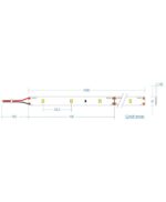 LED Ταινία 7.2W 12V CUBALUX Dimmable 554lm/m Αδιάβροχη IP65 Θερμό 3000K 5 Μέτρα CL50-0012