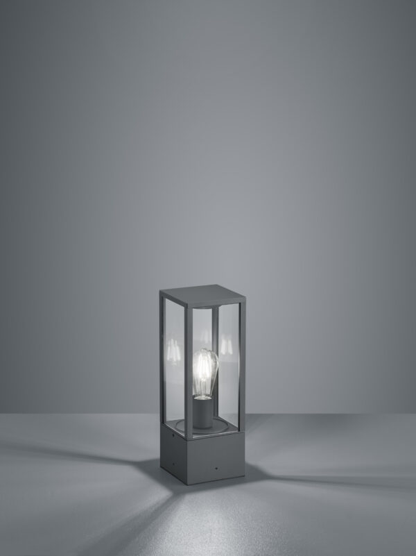 Κολωνάκι Trio Lighting   E27 Ανθρακί Αλουμίνιο   IP44 501860142